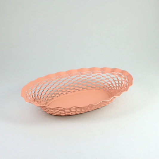 Oval Serving Basket Small Dusty Pink