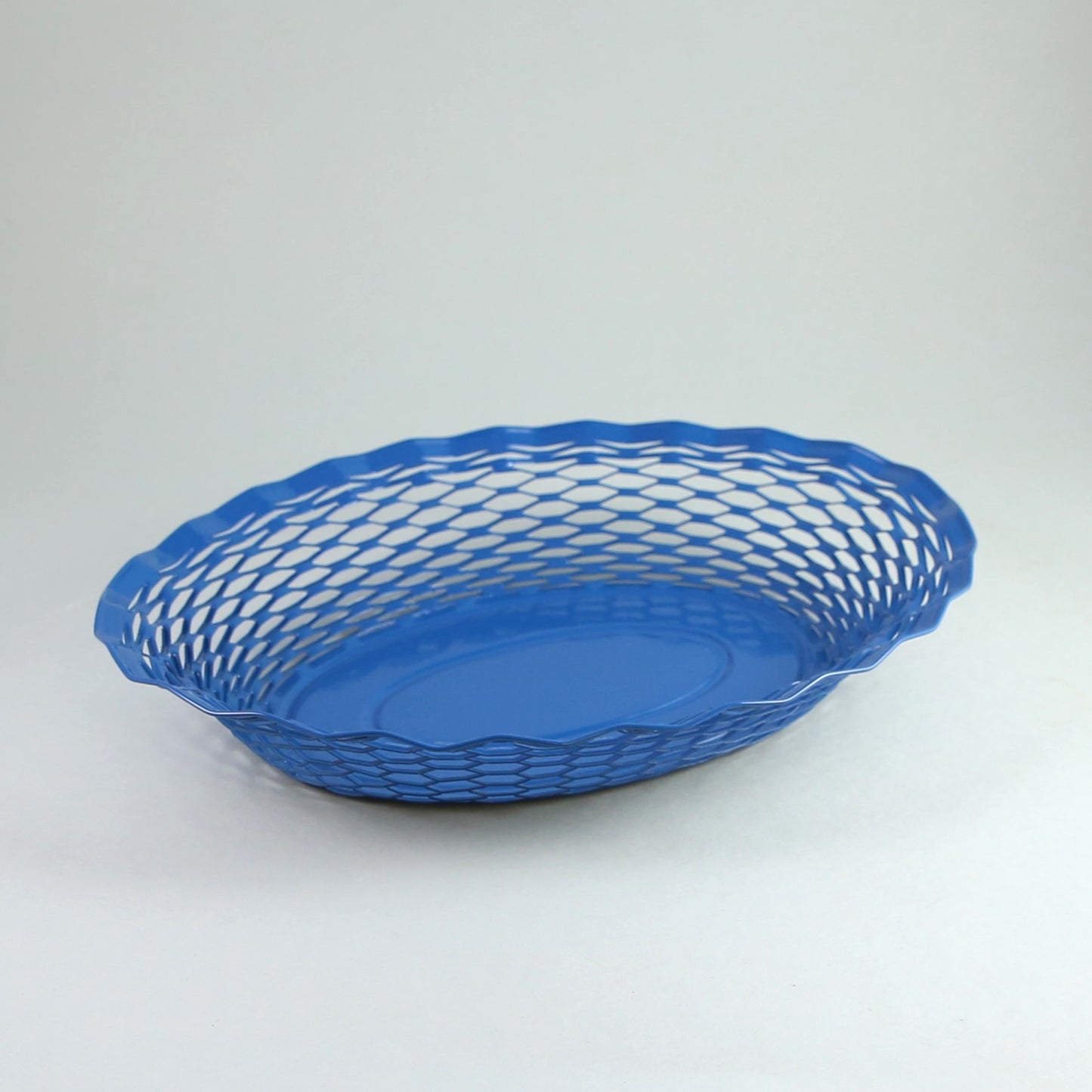 Oval Serving Basket Large Indigo