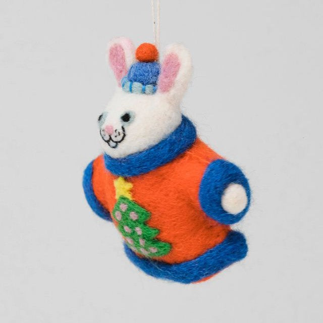 Rabbit - Wrap Felt Decoration