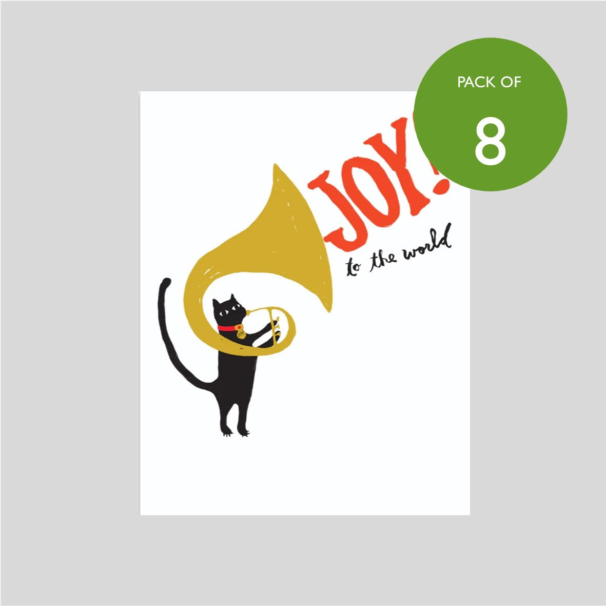 Pack of Eight Christmas Cards - Joy to the World