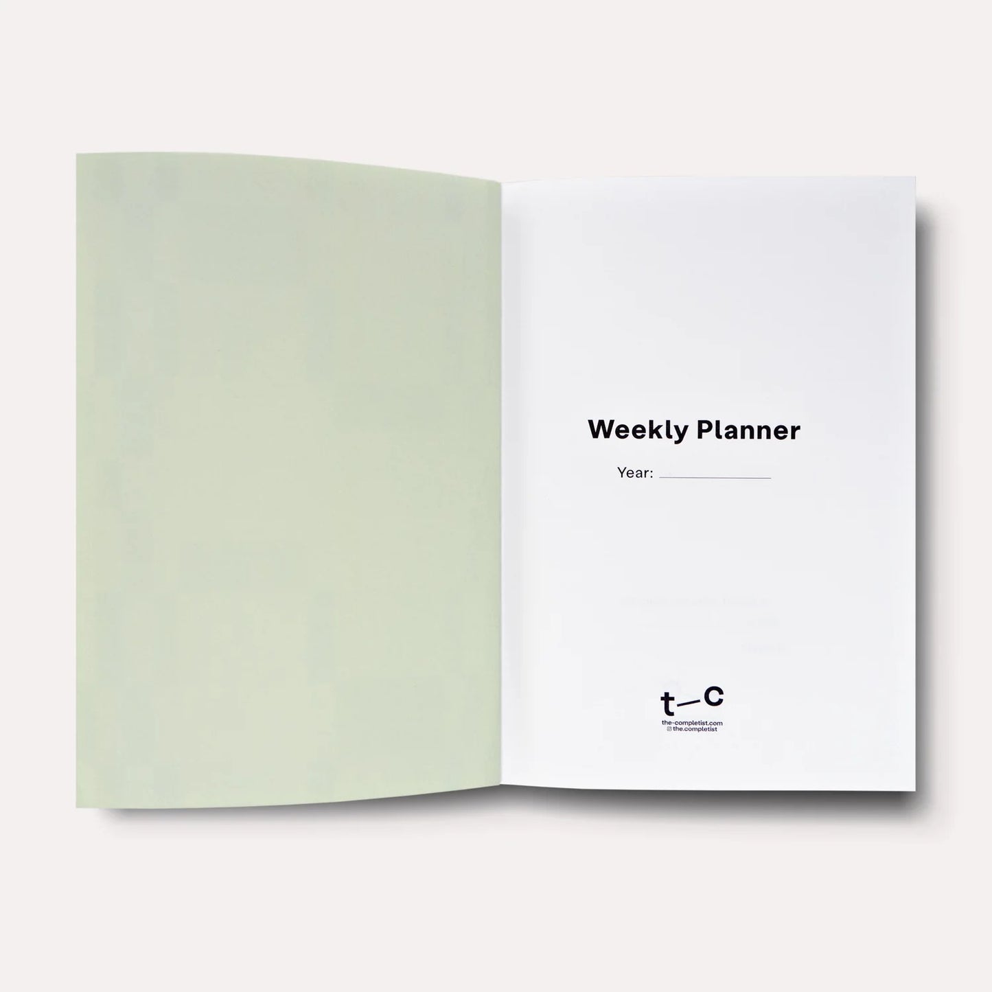 The Completist A5 Weekly Planner - Celine