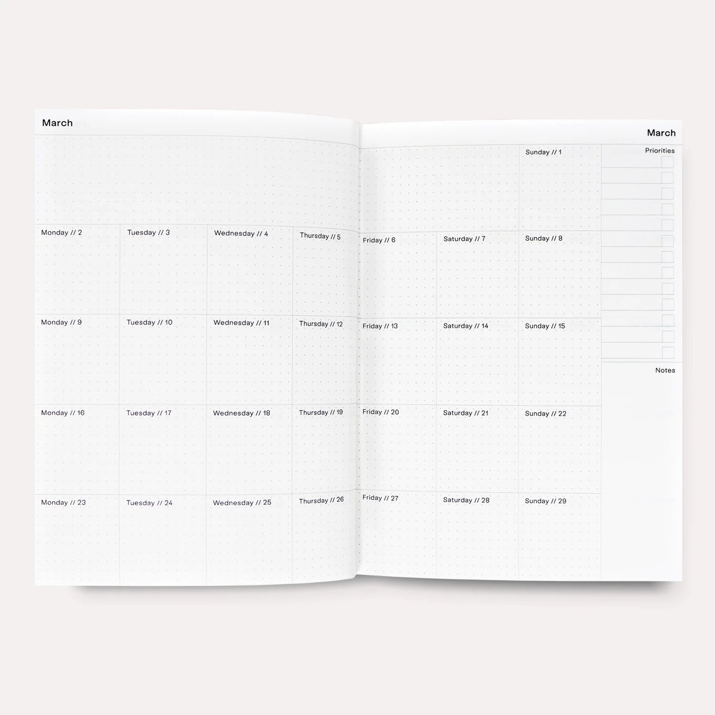 The Completist A5 Weekly Planner 2026 - Numero