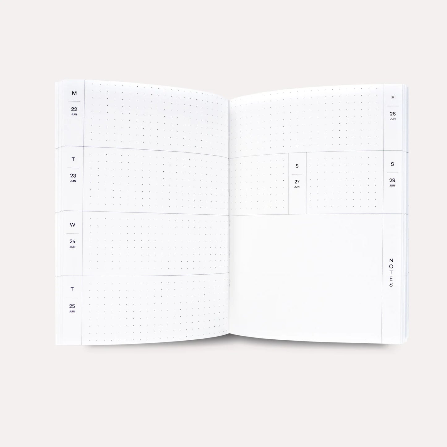 The Completist A6 Weekly Planner 2026 - Damson