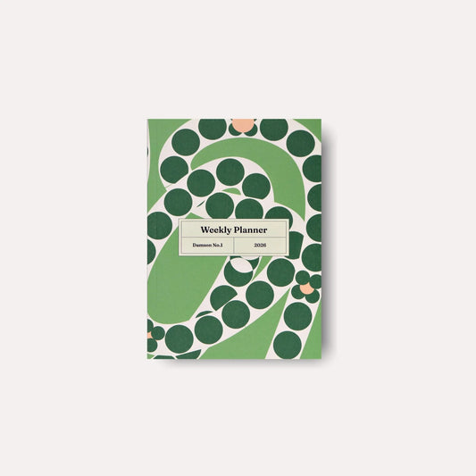 The Completist A6 Weekly Planner 2026 - Damson
