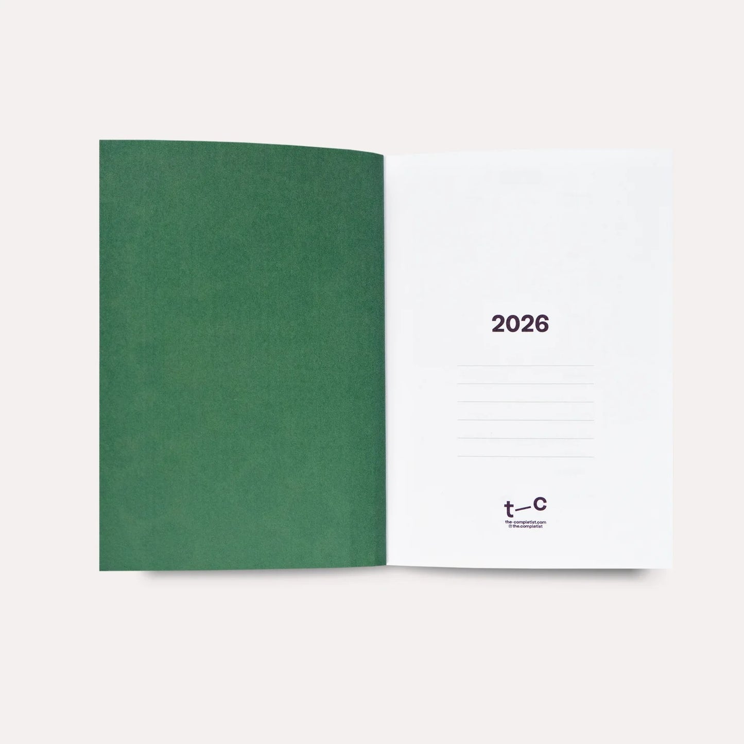 The Completist A6 Weekly Planner 2026 - Damson