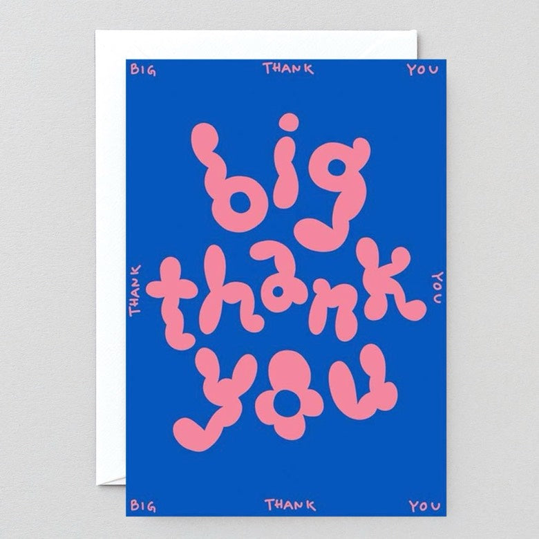 Big Thank You Embossed Card