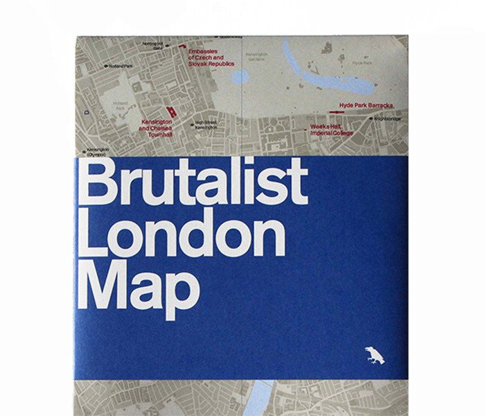 Brutalist London Map