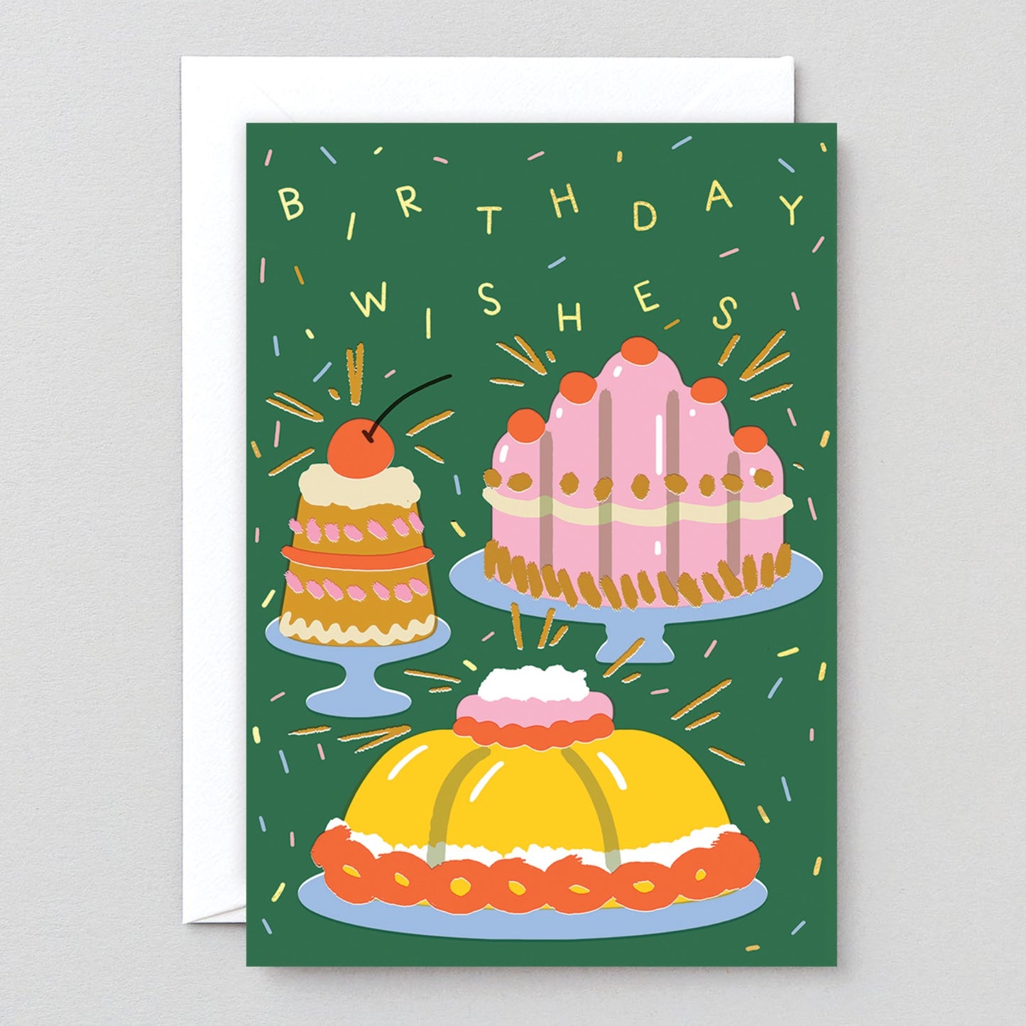 Birthday Wishes Cake Card