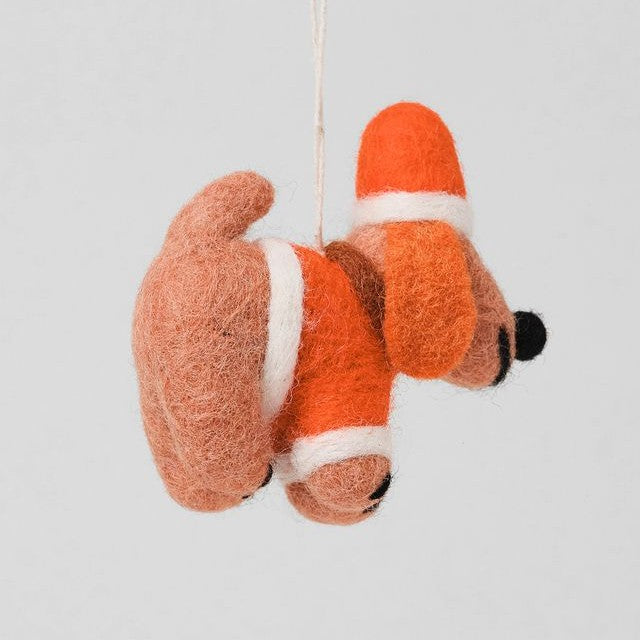 Jeff Jingle Dog - Wrap Felt Decoration