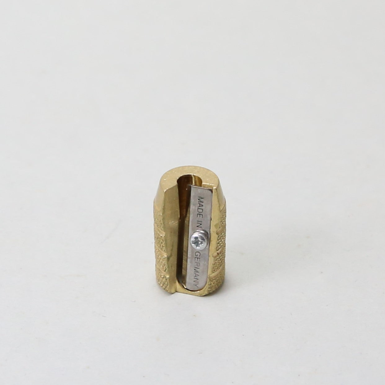 Brass 'grenade' pencil sharpener