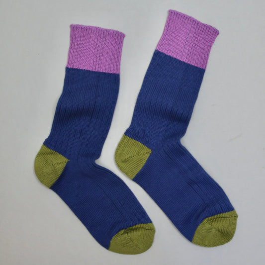 Colour Socks - Larkspur - size 4-7 / 8-11