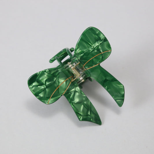 Coucou Suzette Hair Claw - Green Bow