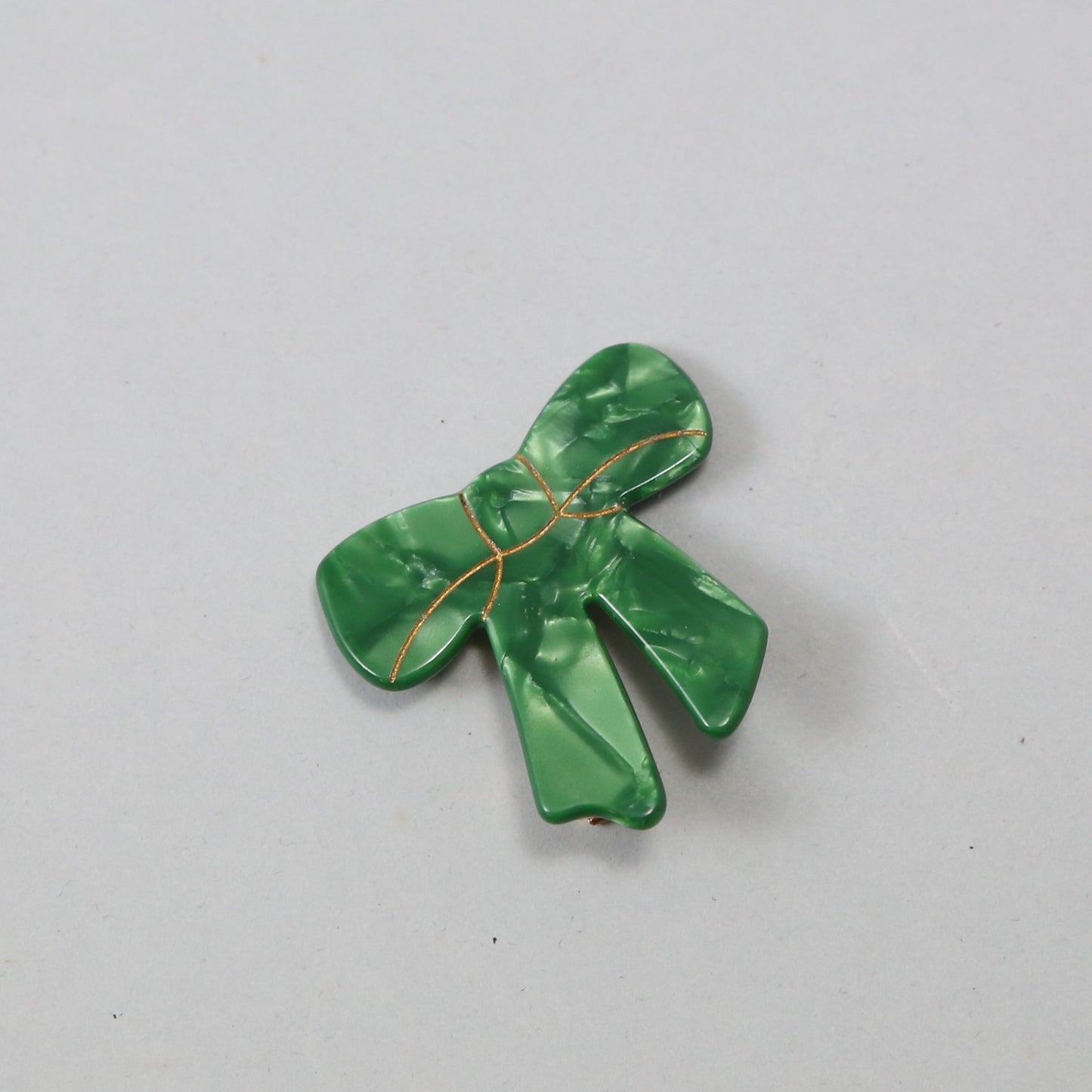 Coucou Suzette Hair Clip - Green Bow