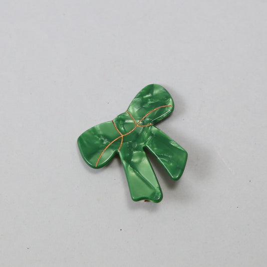Coucou Suzette Hair Clip - Green Bow