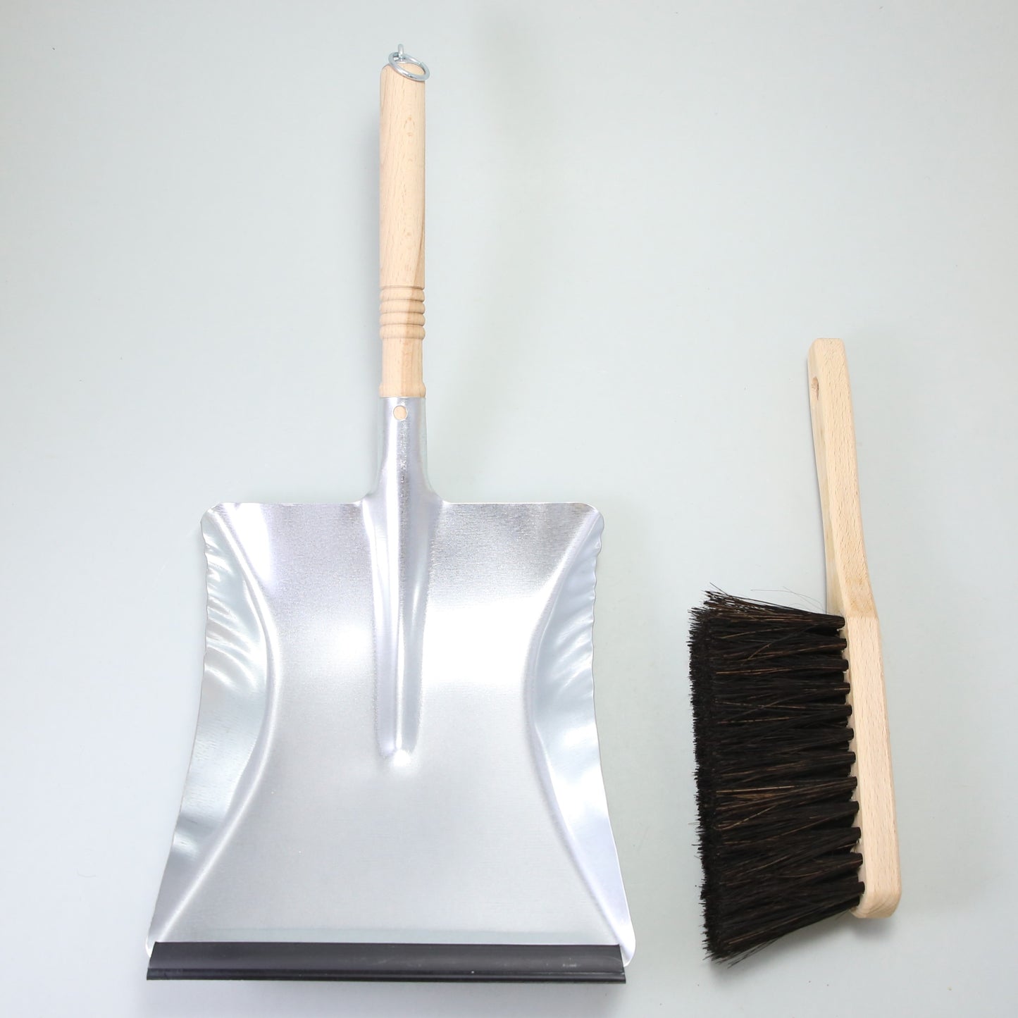 Galvanised Dustpan & Brush