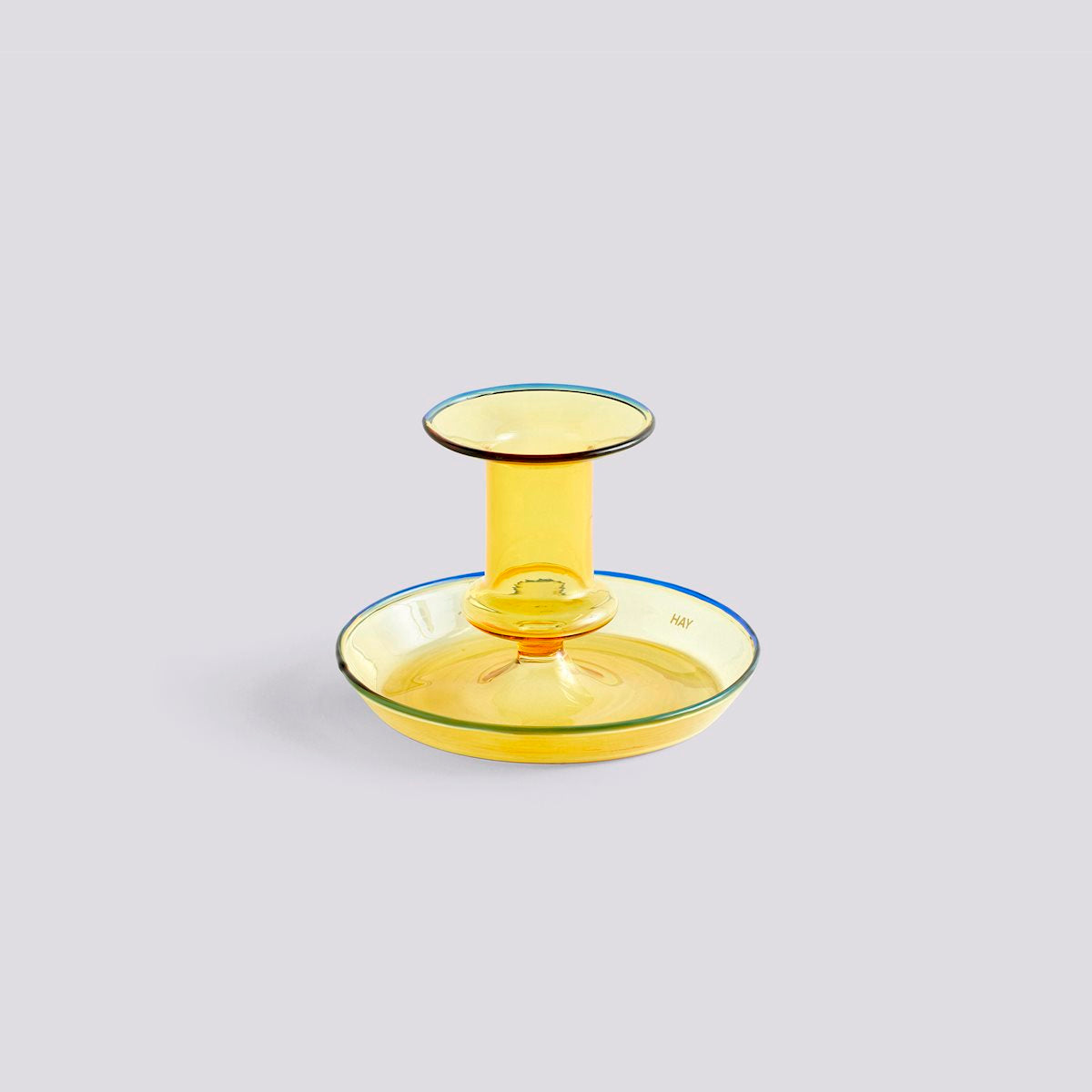 HAY Flare Candlestick Yellow