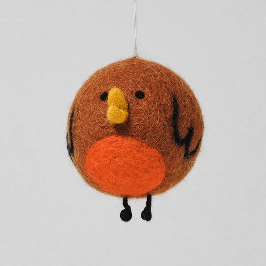 Robin - Wrap Felt Decoration