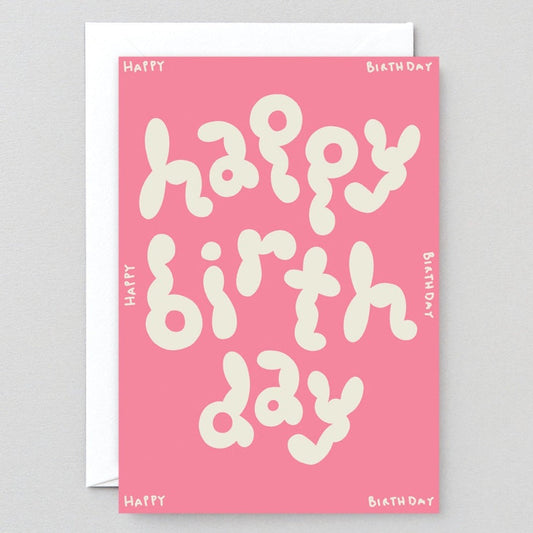 Happy Birthday Embossed Card