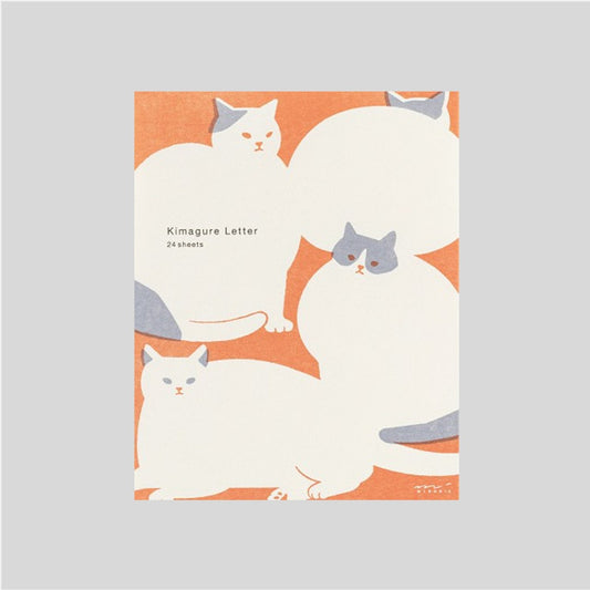 Midori Kimagure Cat Letter Paper