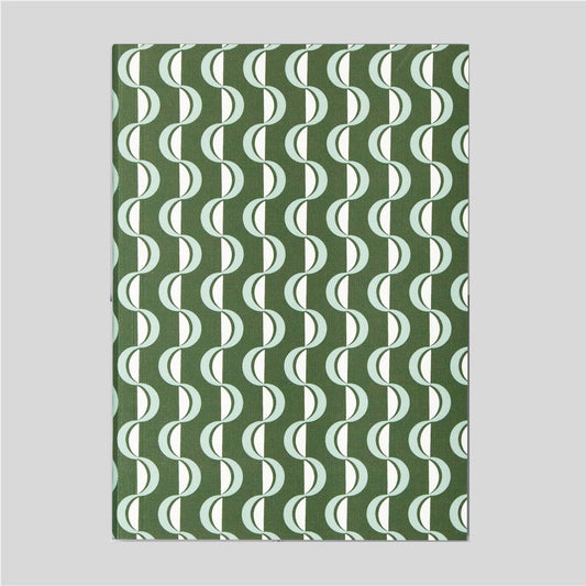 Ola Layflat A5 Notebook - Limited Edition - Ruled - Wave Print