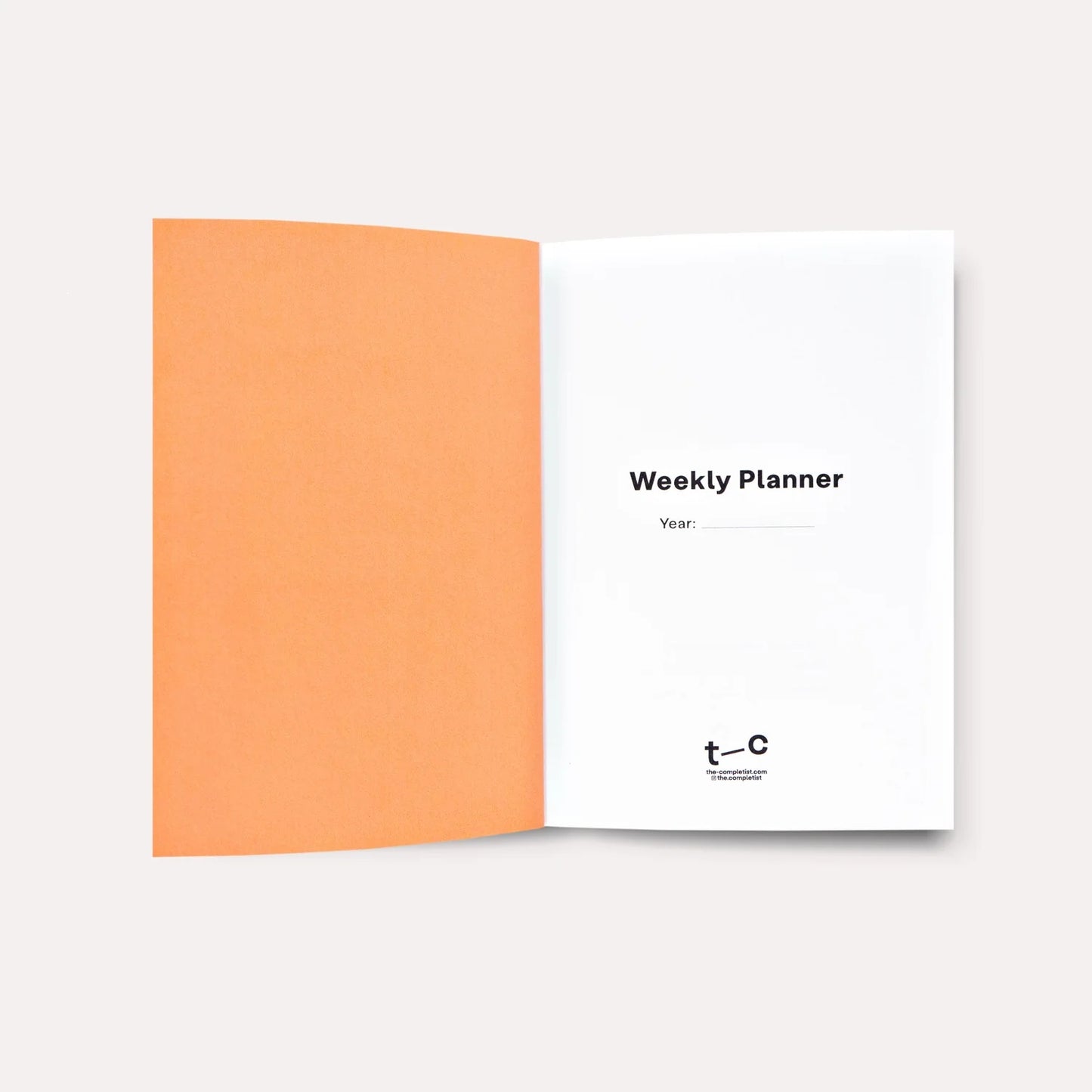 The Completist Pocket sized A6 Weekly Planner - Neroli