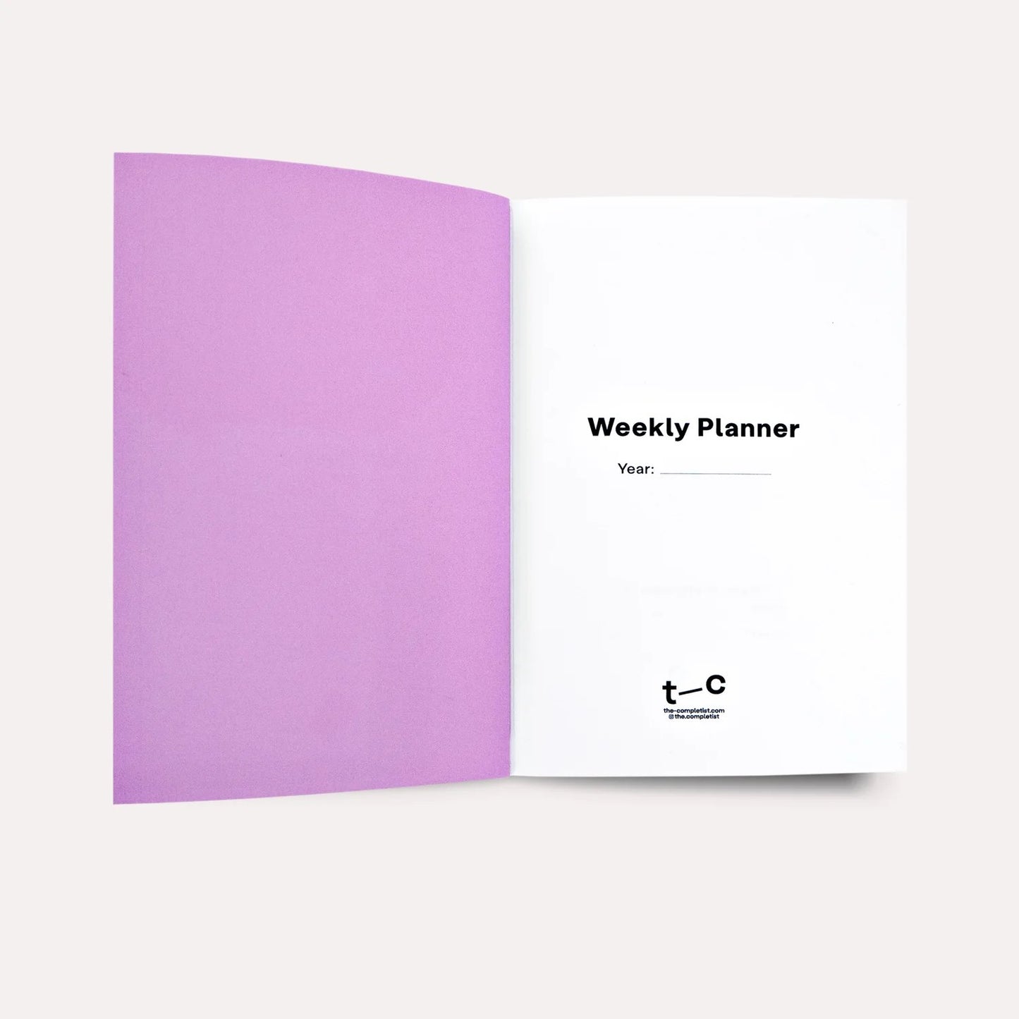 The Completist Pocket sized A6 Weekly Planner - Fete