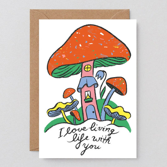 I Love Living Life With You Card