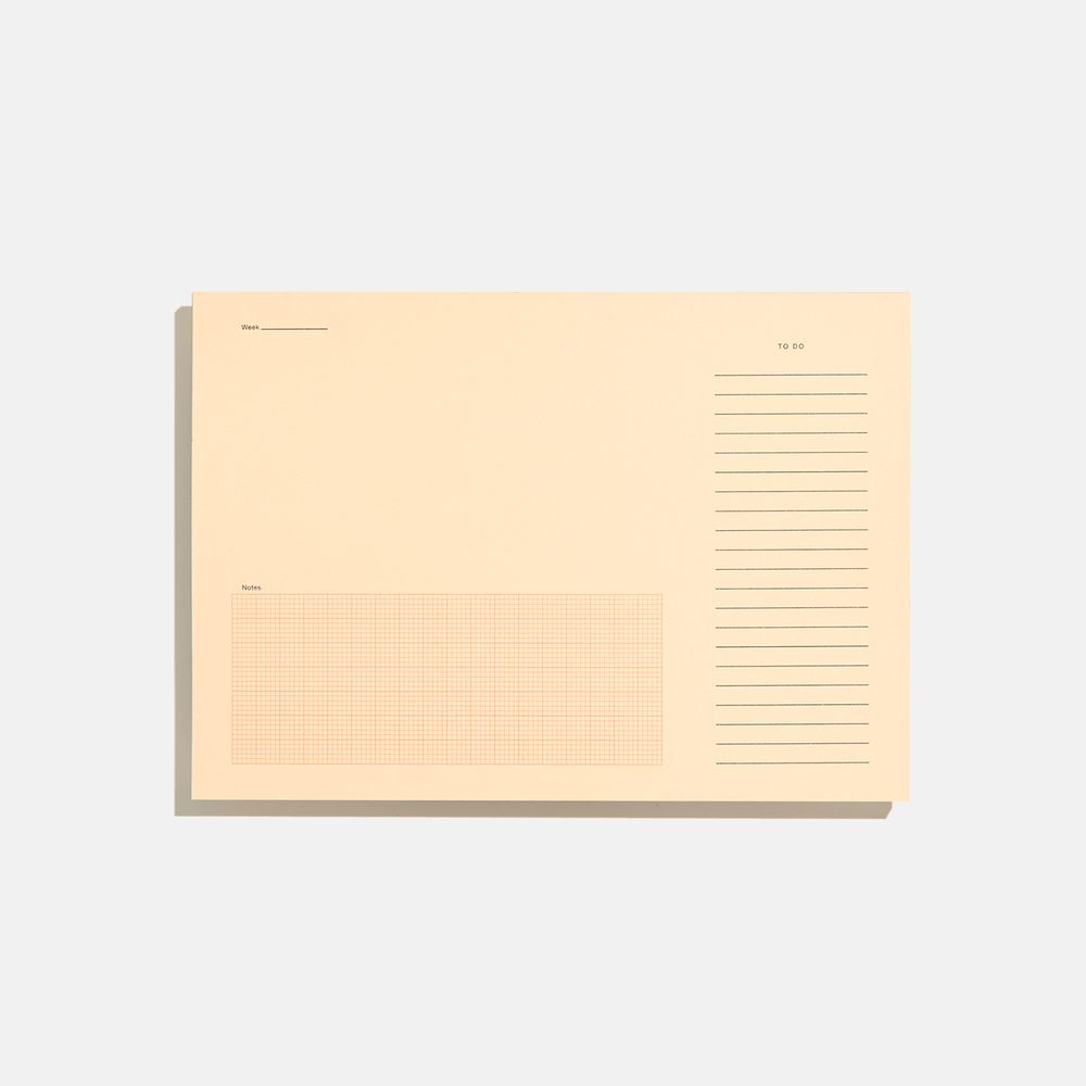 Before Breakfast Desktop Notepad A4 - Orange