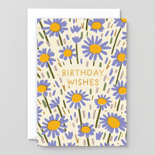 Flower Field Birthday Card