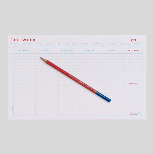 Crispin Finn The Week Desk Pad