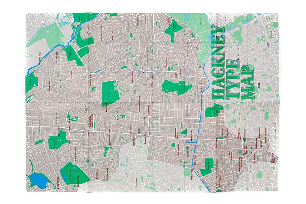 Hackney Type Map